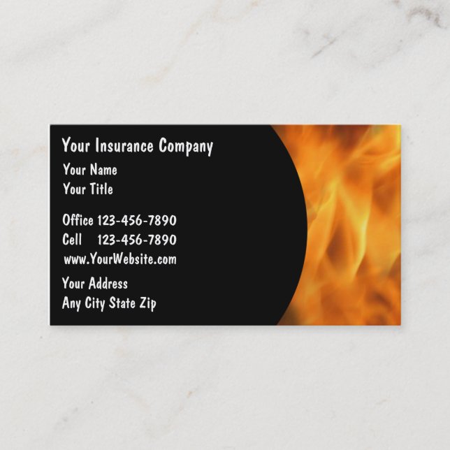 Insurance Business Cards (Front)