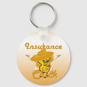 Insurance Chick #10 Key Ring
