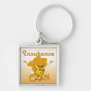 Insurance Chick #10 Key Ring