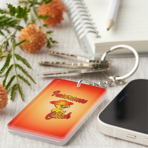 Insurance Chick #5 Key Ring
