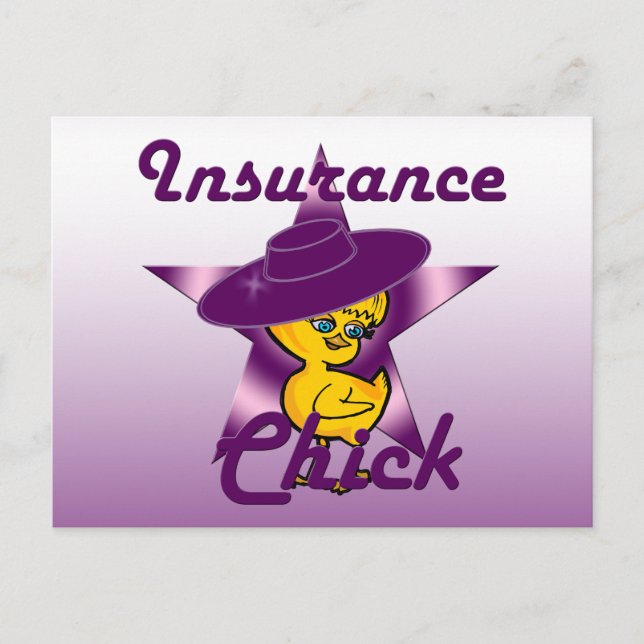 Insurance Chick #9 Postcard (Front)
