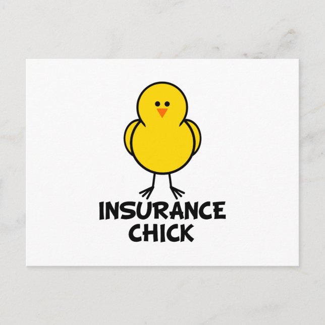 Insurance Chick Postcard (Front)