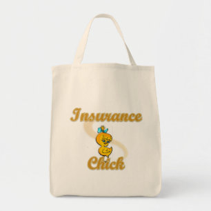 Insurance Chick Tote Bag