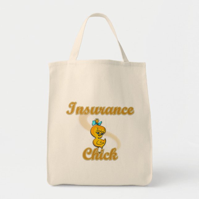 Insurance Chick Tote Bag (Front)