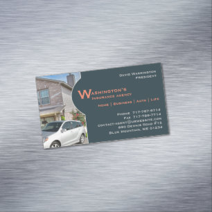 Insurance Magnetic Business Card
