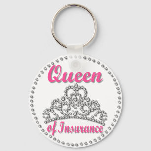 Insurance Queen Key Ring