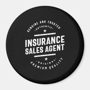 Insurance Sales Agent Job Title Gift Magnet