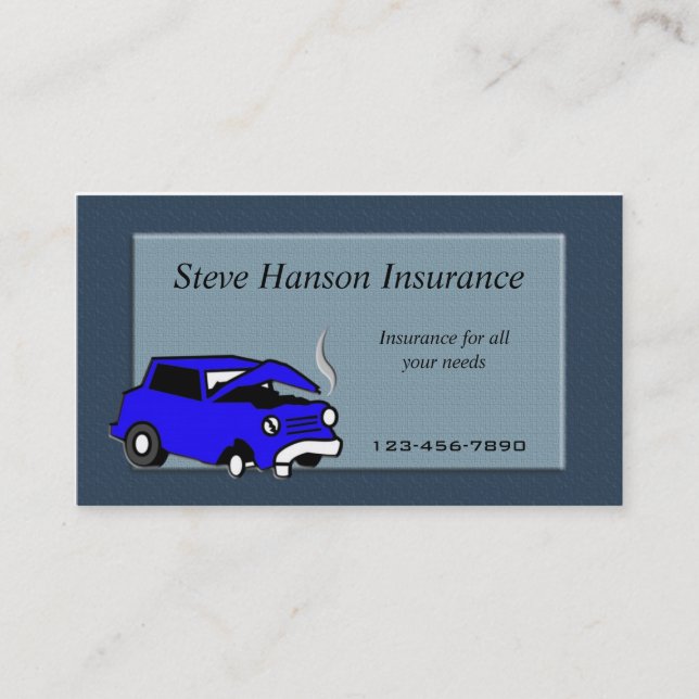 Insurance Salesman  business card (Front)