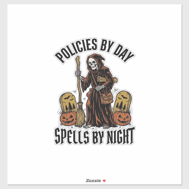 Insurance Witch Shirt Funny Halloween Agent Graphi (Sheet)