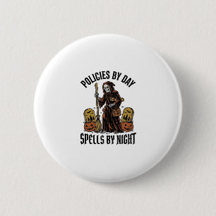 Insurance Witch Shirt Funny Halloween Agent Graphi 6 Cm Round Badge