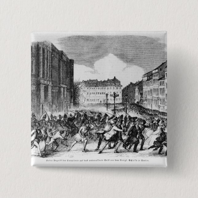 Insurrection in Berlin 15 Cm Square Badge (Front)