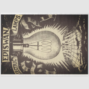 Insustrial Edison Decoupage Paper