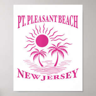 Int Pleasant Beach New Jersey Nj Boy Girl Men Wome Poster