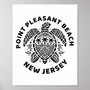Int Pleasant Beach New Jersey Nj Boy Girl Men Wome Poster