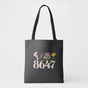intage 8647, Anti Trump, Floral Feminist, Subtle  Tote Bag
