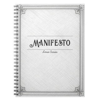 intage Novel Manifesto Custom Book Club Party Note