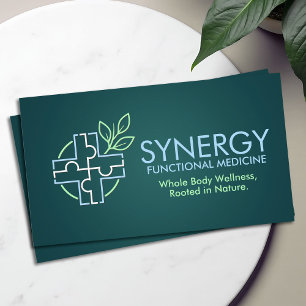Integrative Healing Cross - Functional Medicine Business Card