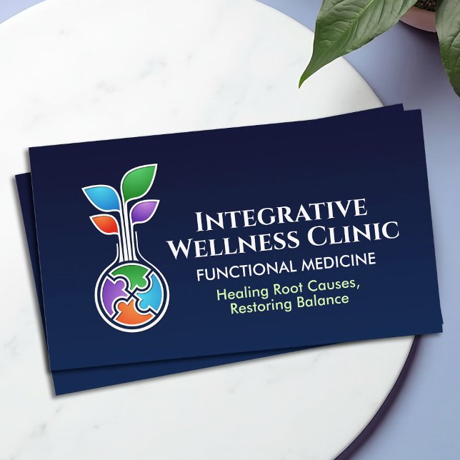 Integrative Wellness  - Functional Medicine Business Card (Creator Uploaded)