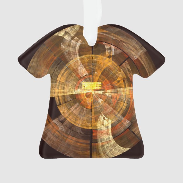 Integrity Abstract Art Acrylic Shirt Ornament (Front)