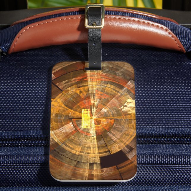 Integrity Abstract Art Address Luggage Tag (Front Insitu 2)