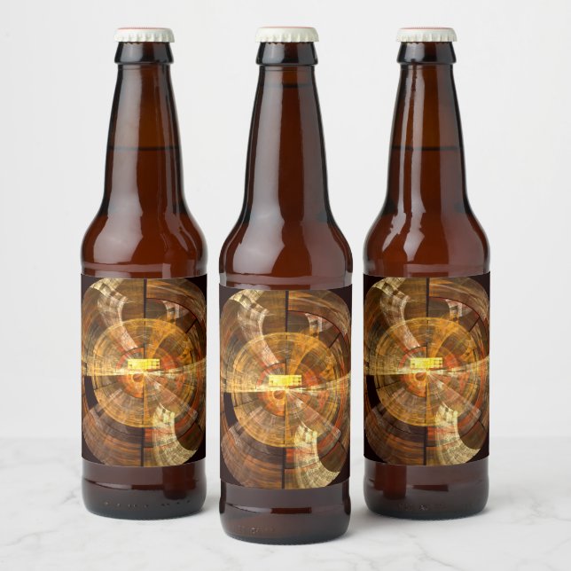 Integrity Abstract Art Beer Bottle Label (Bottles)