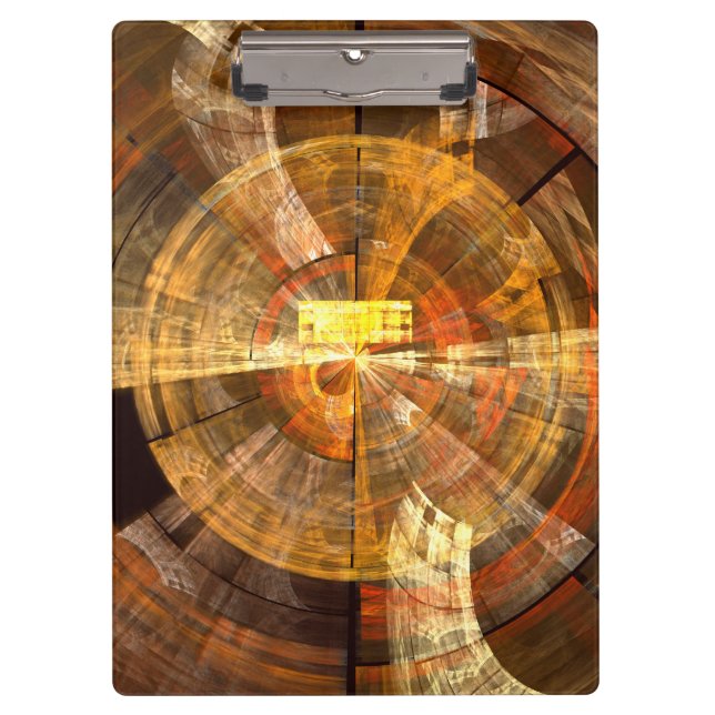 Integrity Abstract Art Clipboard (Front)