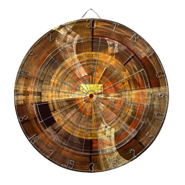 Integrity Abstract Art Dartboard (Front)