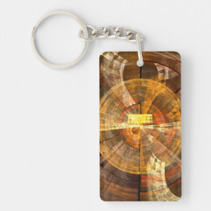 Integrity Abstract Art Key Ring