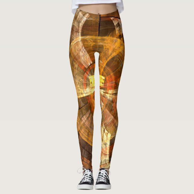 Integrity Abstract Art Leggings (Front)