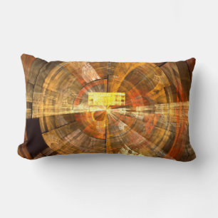 Integrity Abstract Art Lumbar Pillow