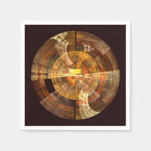 Integrity Abstract Art Napkin