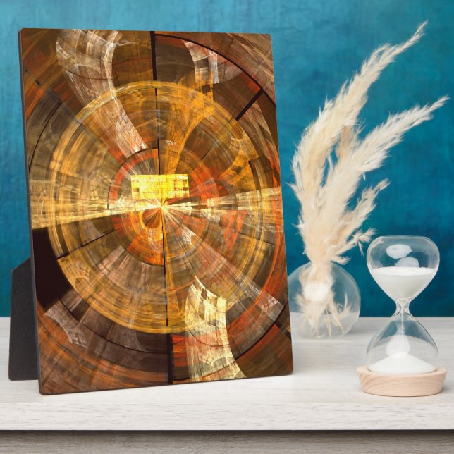 Integrity Abstract Art Plaque (Side)