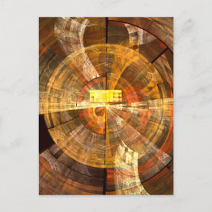 Integrity Abstract Art Postcard