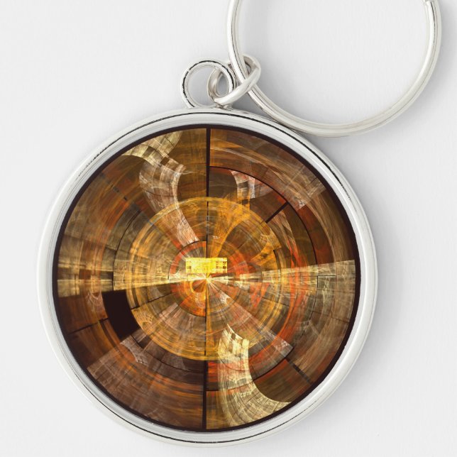 Integrity Abstract Art Small Key Ring (Front)