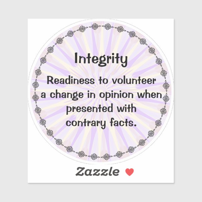Integrity - Facts Change Opinion (Sheet)