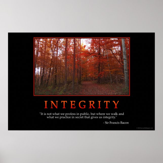Integrity Poster (Front)