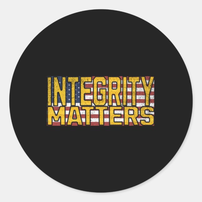 Integrity S Sticker  (Front)