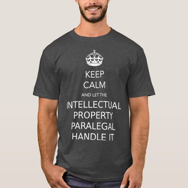 Intellectual Property Paralegal Legal Assistant T-Shirt (Front)
