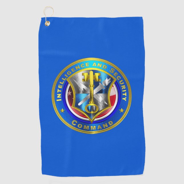 Intelligence and Security Command INSCOM Golf Towel (Front)