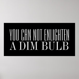 Intelligence Humour Poster