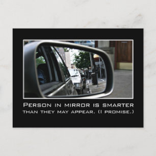Intelligence: I'm really a lot smarter than I look Postcard