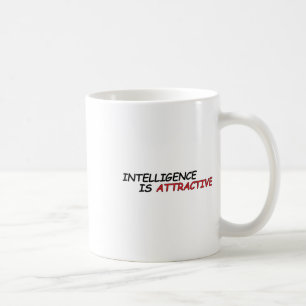 Intelligence Is Attractive Sticker Coffee Mug