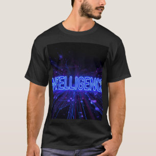 Intelligence Neon Circuit Tech Art AI Futuristic G T-Shirt