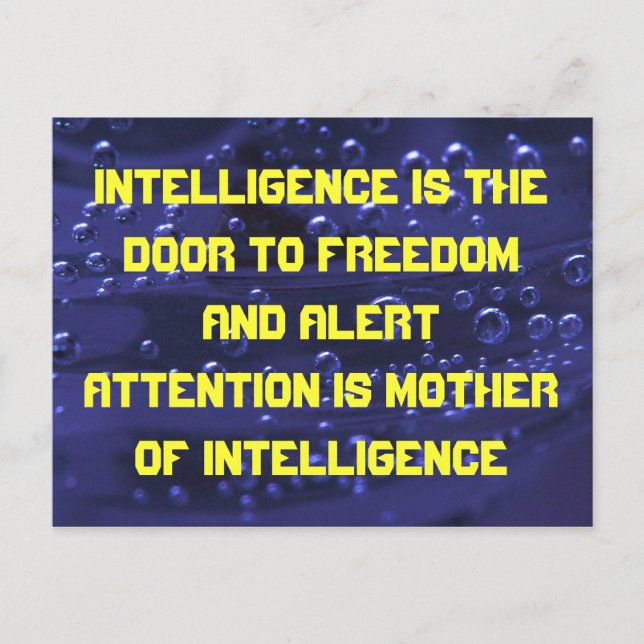 intelligence postcard (Front)