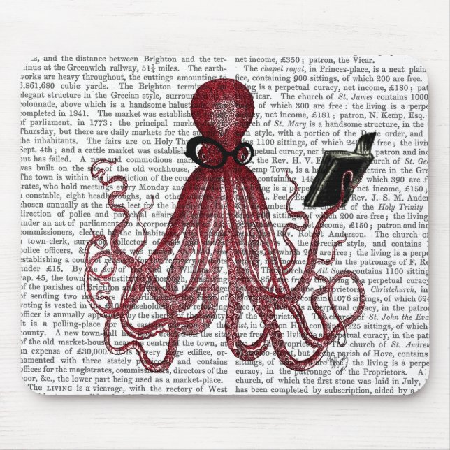 Intelligent Octopus Mouse Pad (Front)