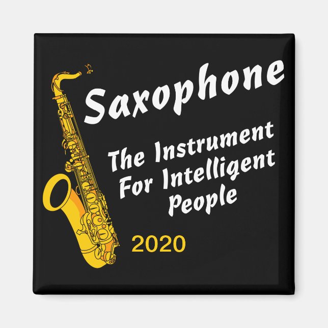 Intelligent Saxophone Magnet (Front)
