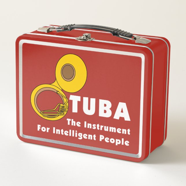 Intelligent Tuba Metal Lunch Box (Front)