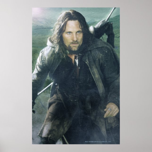 Intense Aragorn Poster (Front)