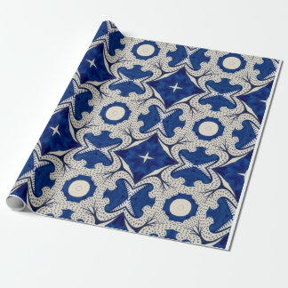Intense Blue Pattern Paper