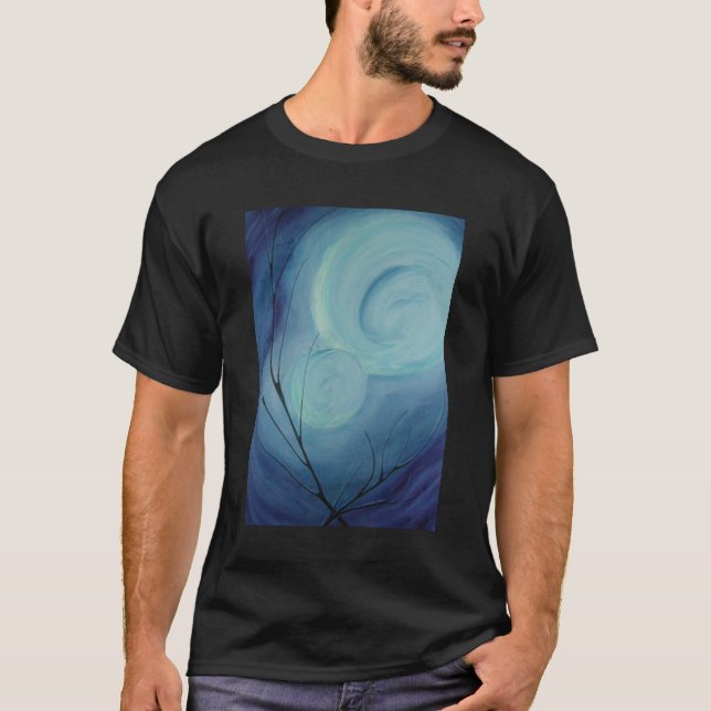 intense blues on a shirt (Front)